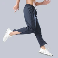 men quick dry sport pants running loose pants with zipper legs training and jogging men pants fitness pants for men sportswear