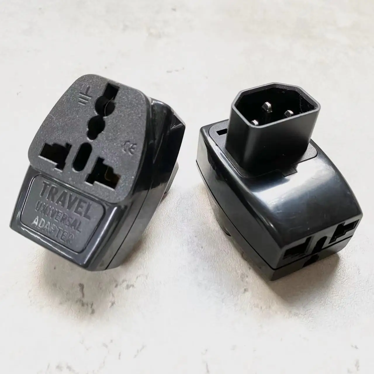 Универсальный адаптер для штепсельной вилки IEC 320 C14 3 в 1, безопасный затвор, принимаем мировую штепсельную вилку APC UPS PDU 320 C13 к C14, штепсельная вилка мира 3 способа