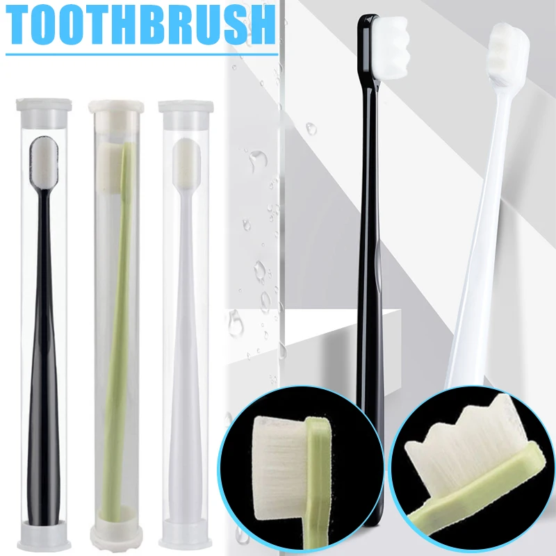 

Extra Soft Manual Toothbrush High Density Good Cleaning Effect Super Fine Bristles Toothbrush for Women Men SUB Sale