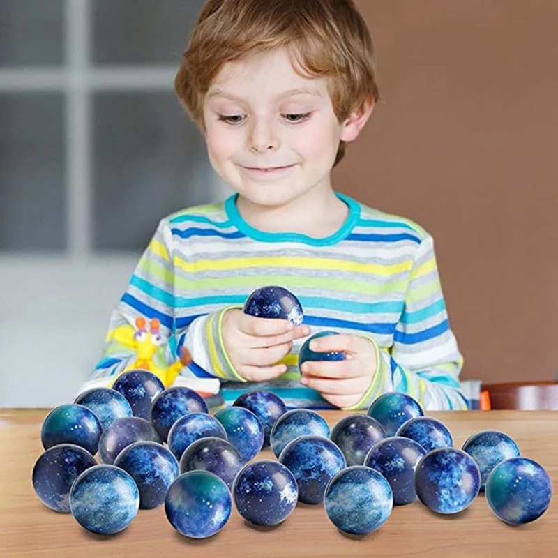 

1Set Galaxy Stress Balls 2.5 Inches Space Theme Squeeze Balls Stress Relief Ball Squeeze Anxiety Fidget Sensory Balls