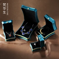 factory direct supply jewelry storage box high end crown waist jewelry wedding box ring necklace bracelet set packaging