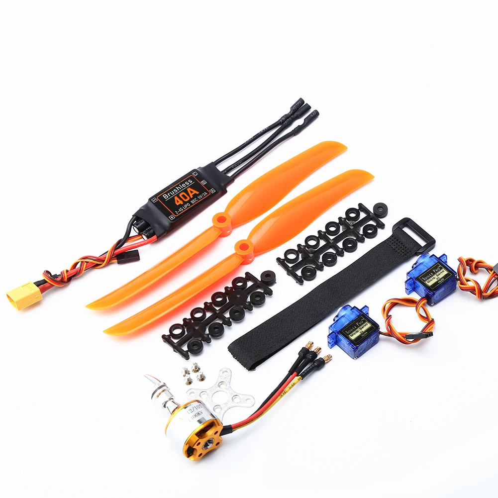 

Model Vehicle Accs Brushless Motor Kits Parts 40A 8060 Propeller A2212 ESC Propeller For Fixed Wing Helicopter