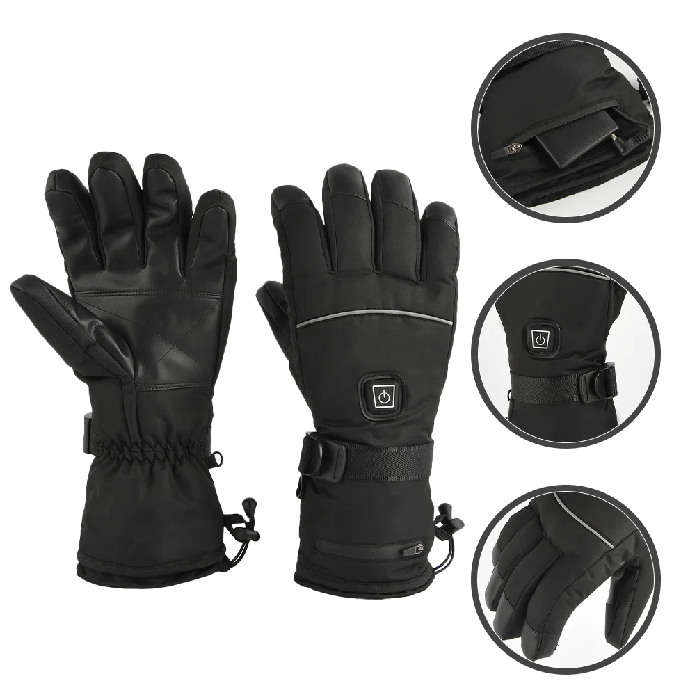

1 Pair Thermal Gloves Sports Hand Warmer Heating Gloves Outdoor Skiing Warm Gloves