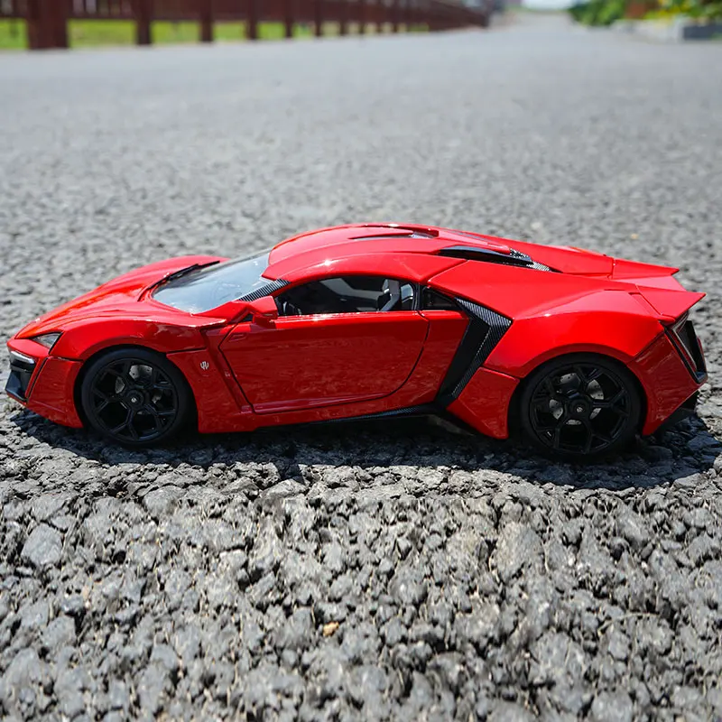 Jada 1:18 Fast and Furious Lykan HyperSport High Simulation Diecast Car Metal Alloy Model Car Toys for Children Gift Collection enlarge