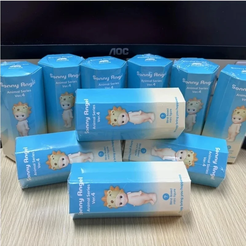 Сонни ангел слепая коробка Kawaii животные 4 серии лев павлин аниме персонажи