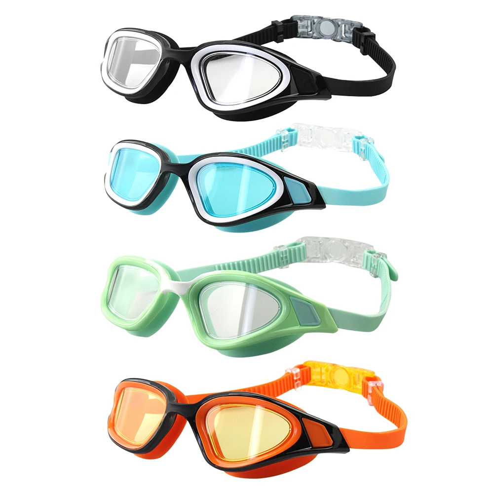 

Professional Swimming Goggles Silicone Mirror Band Swim Glasses Anti-fog UV Silicone Waterproof Swimming Eyewear