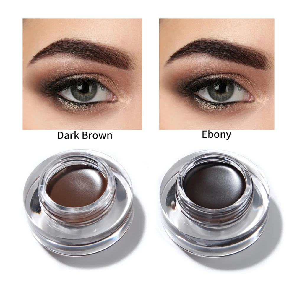 

Private Label 3g Dyed Eyebrow Cream Custom Logo Waterproof Long-lasting Nourishing Canned Single Eye Brow Makeup Bulk