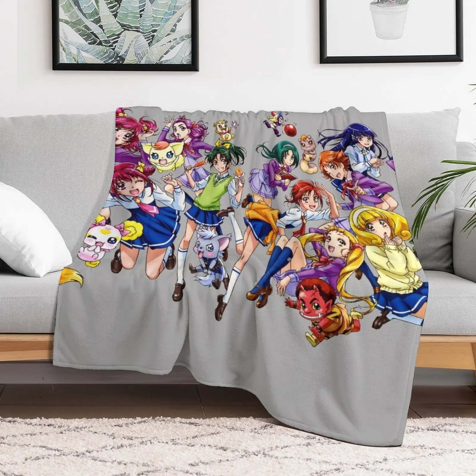 Pretty Cure All Stars Reika Aoki Miyuki Hoshizora Toei анимационное одеяло зимние кровати тонкие одеяла