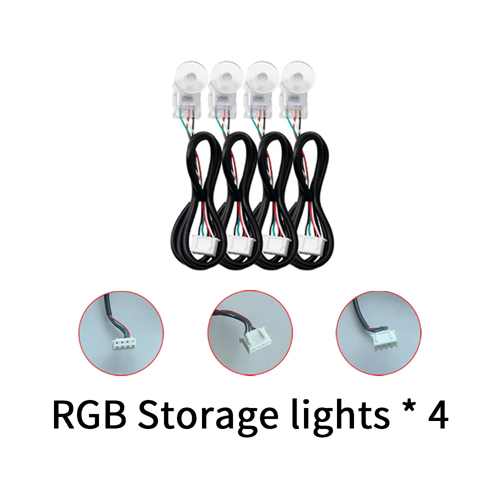 

«Светодиодная лампа» с RGB-подсветкой, аксессуары для окружающей среды, 4-проводная светодиодная лента, дверной светильник, светильник для хранения, подсветка, основная/Sub-контроллер, детали
