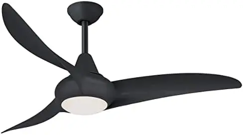 

F845-WH Light Wave 44" Ceiling Fan with LED Light and Remote Control in White Finish