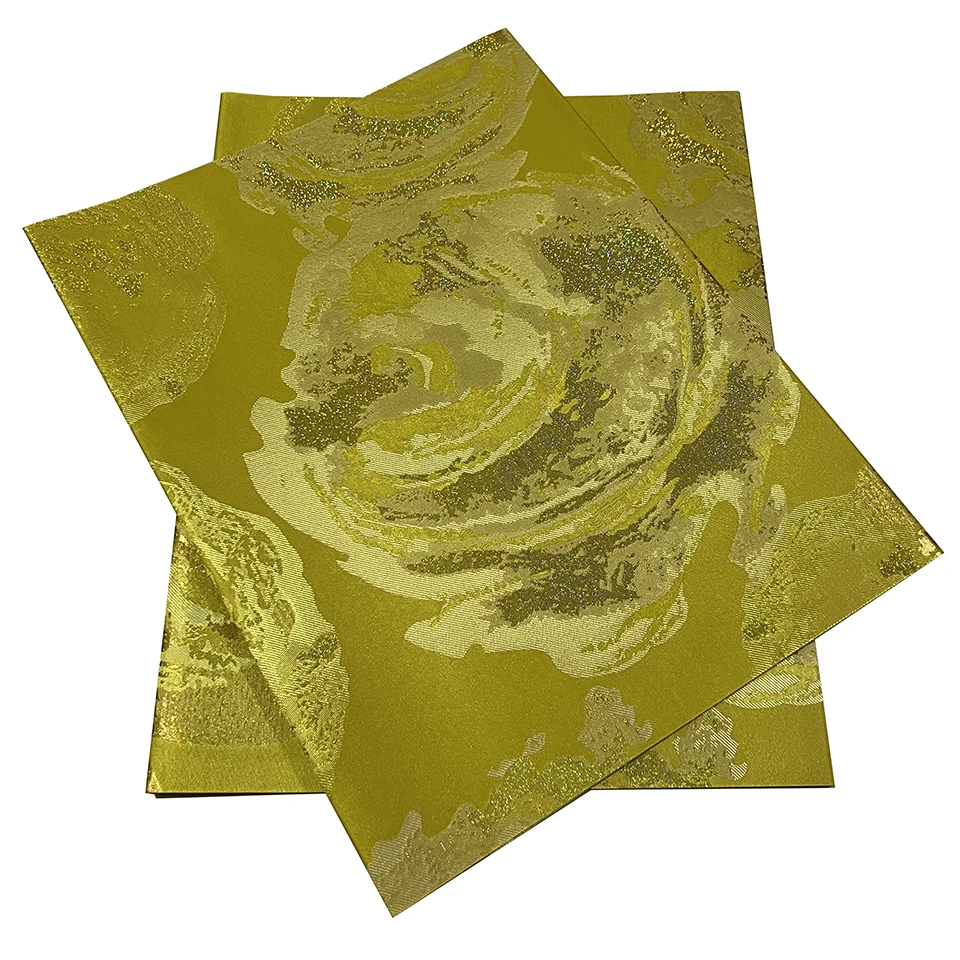 2 шт. роскошные 3D швейцарские повязки на голову Sego Gele Gold SEGO &amp Ipele для нигерийской