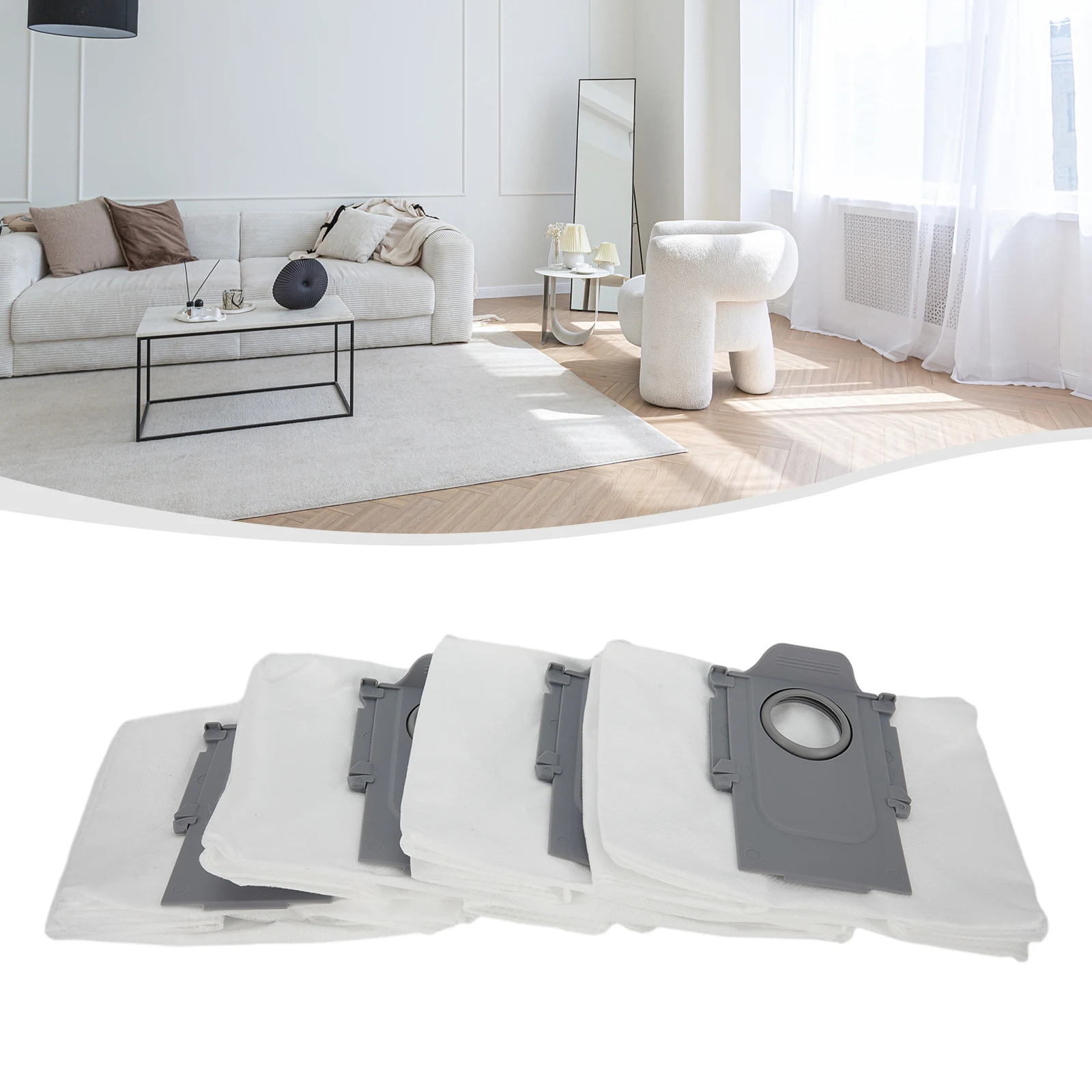 

4 Pcs Vacuum Cleaner Bags Accessories Cleaning Tool For RoborockS8 For S8 Pro Ultra Household Supplies Durable