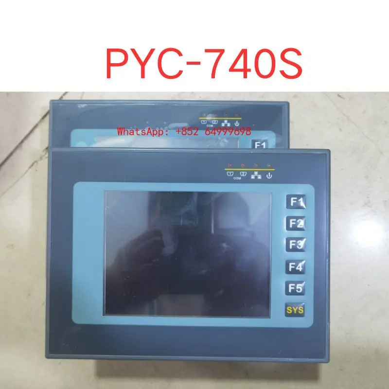 б/у сенсорный экран PYC-740S Тест ОК Быстрая доставка