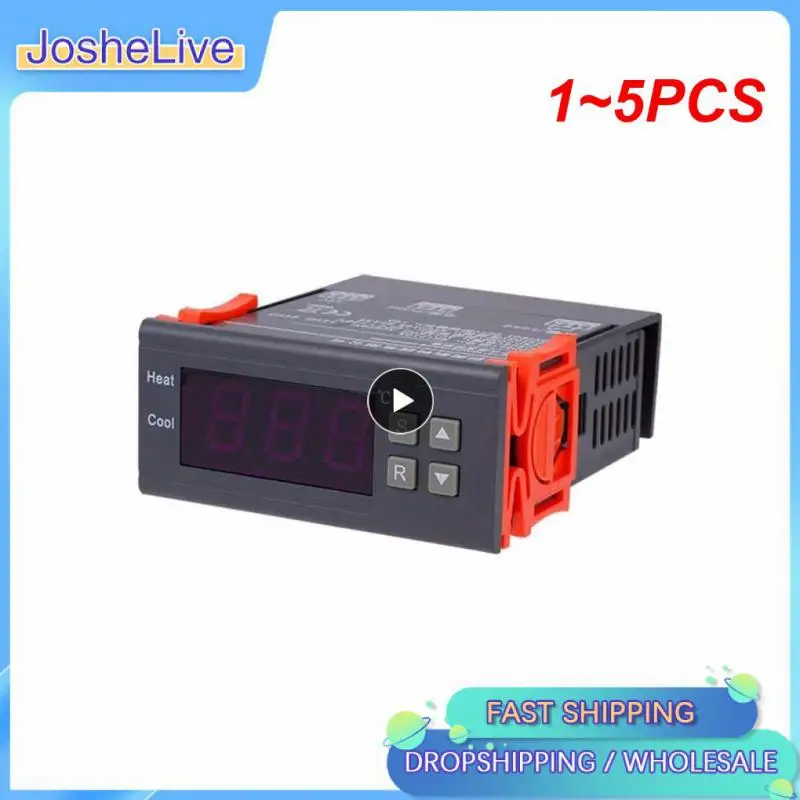 

1~5PCS LED Digital Temperature Controller Thermostat Thermoregulator Incubator Relay LED 10A Heating Cooling 12V 24V 110V 220V