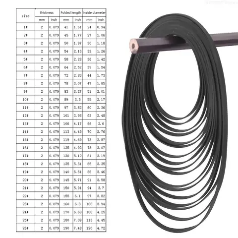 Резиновый ремень для кассетного плеера H7EC 2 мм