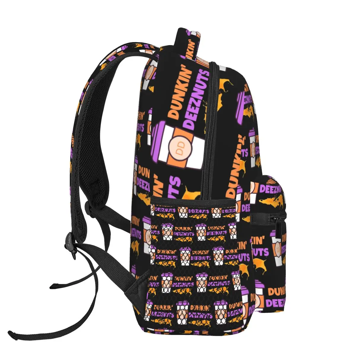 Фото Рюкзак Dunkin' Deeznuts, горячая распродажа, вместительный рюкзак для детей, школьная сумка, сумки на плечо для мужчин и женщин №4