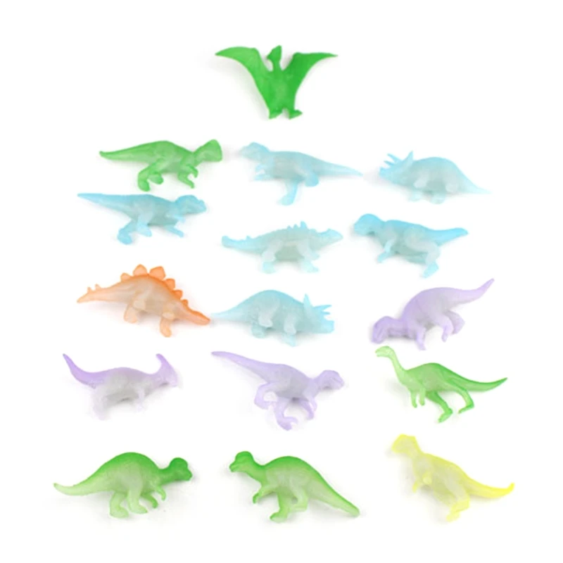 

Kids Interactive Puzzle Toy Realisitc Dinosaur Bright Color Action Mini Figures Portable Cupcake Topper Party Favors 2022 New