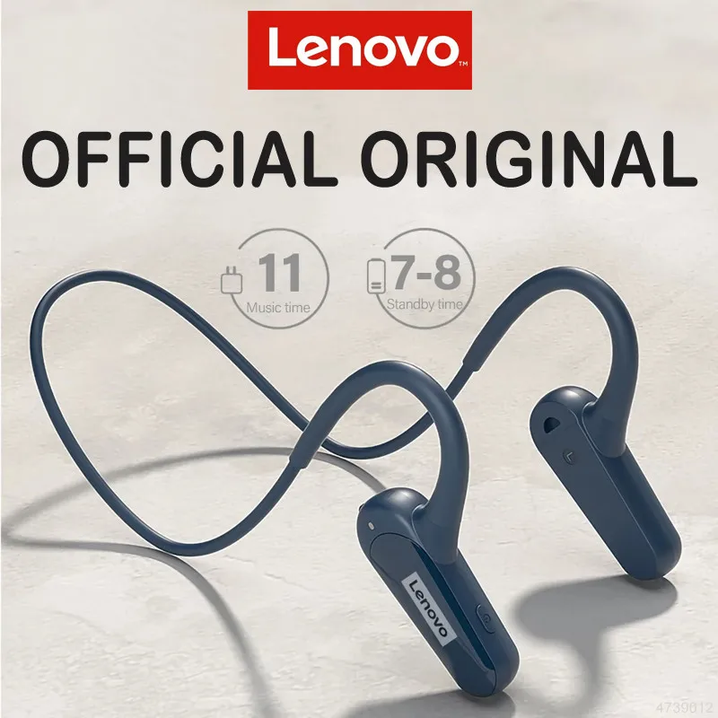 

Lenovo XE06 Bluetooth Headphones IPX7 Air Conduction Waterproof Earplugs Dual Mic Neckband Earphone for Sports Run Fitness Yoga