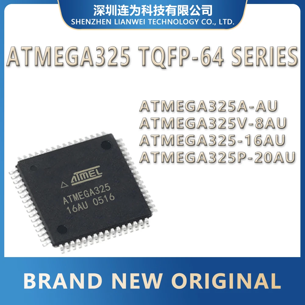 ATMEGA325A-AU ATMEGA325V-8AU ATMEGA325-16AU ATMEGA325P-20AU ATMEGA325A ATMEGA325V ATMEGA325 ATMEGA325P ATMEGA IC MCU Chip