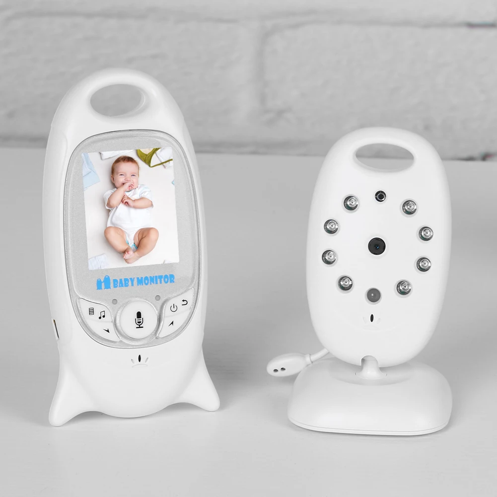 

VB601 Wireless Video Baby Monitor Color Security Camera 2 Way Night Vision Infrared LED Temperature Monitoring and 8 Lullaby