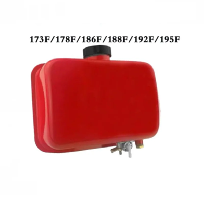 

Fuel Tank Diesel Tiller Accessories 170 173F178F186F188F Water Pump Road Cutting Fuel Tank Assembly 1PC