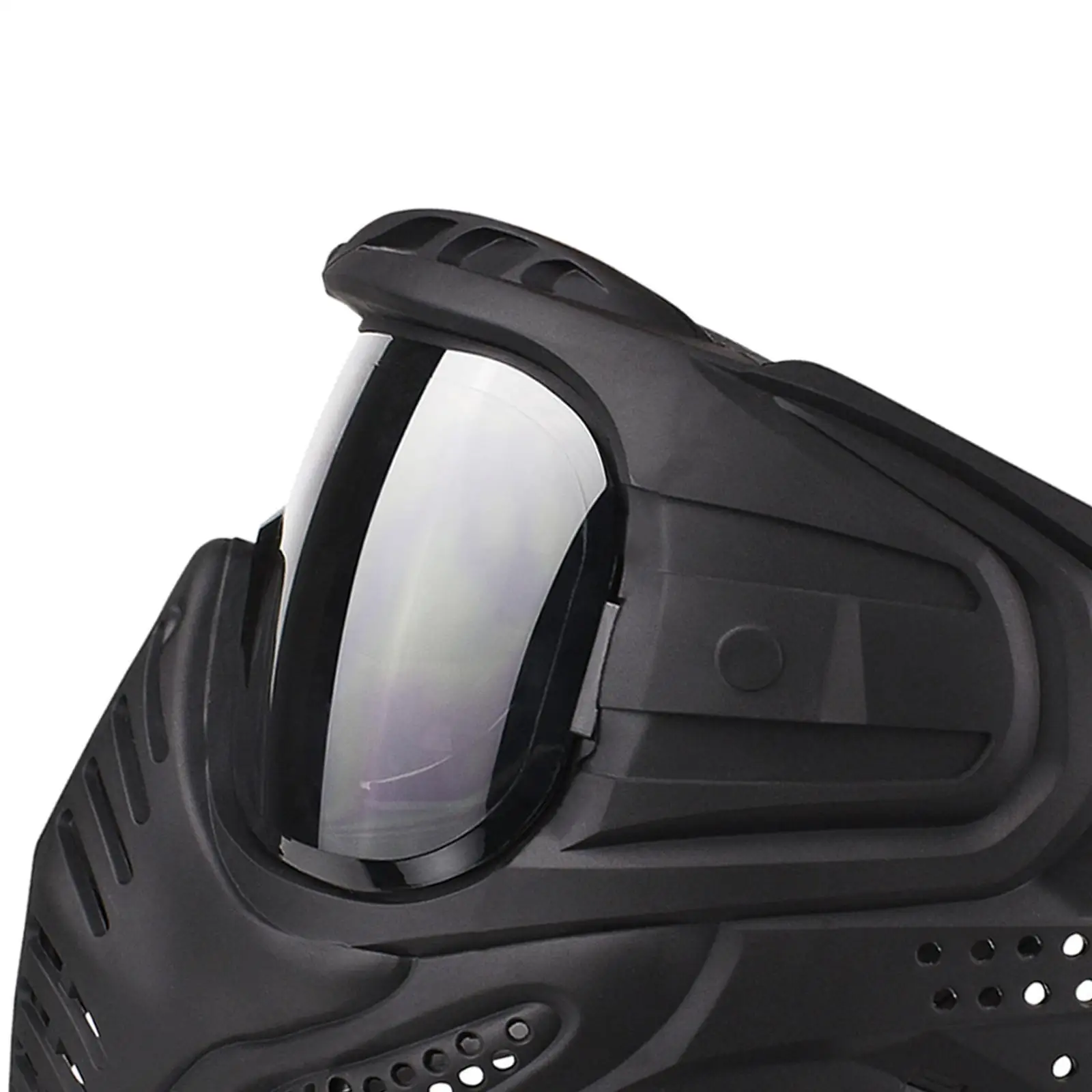 

Full Face Mask Respirator Riding Perspiration Face Protector Colorful Lens