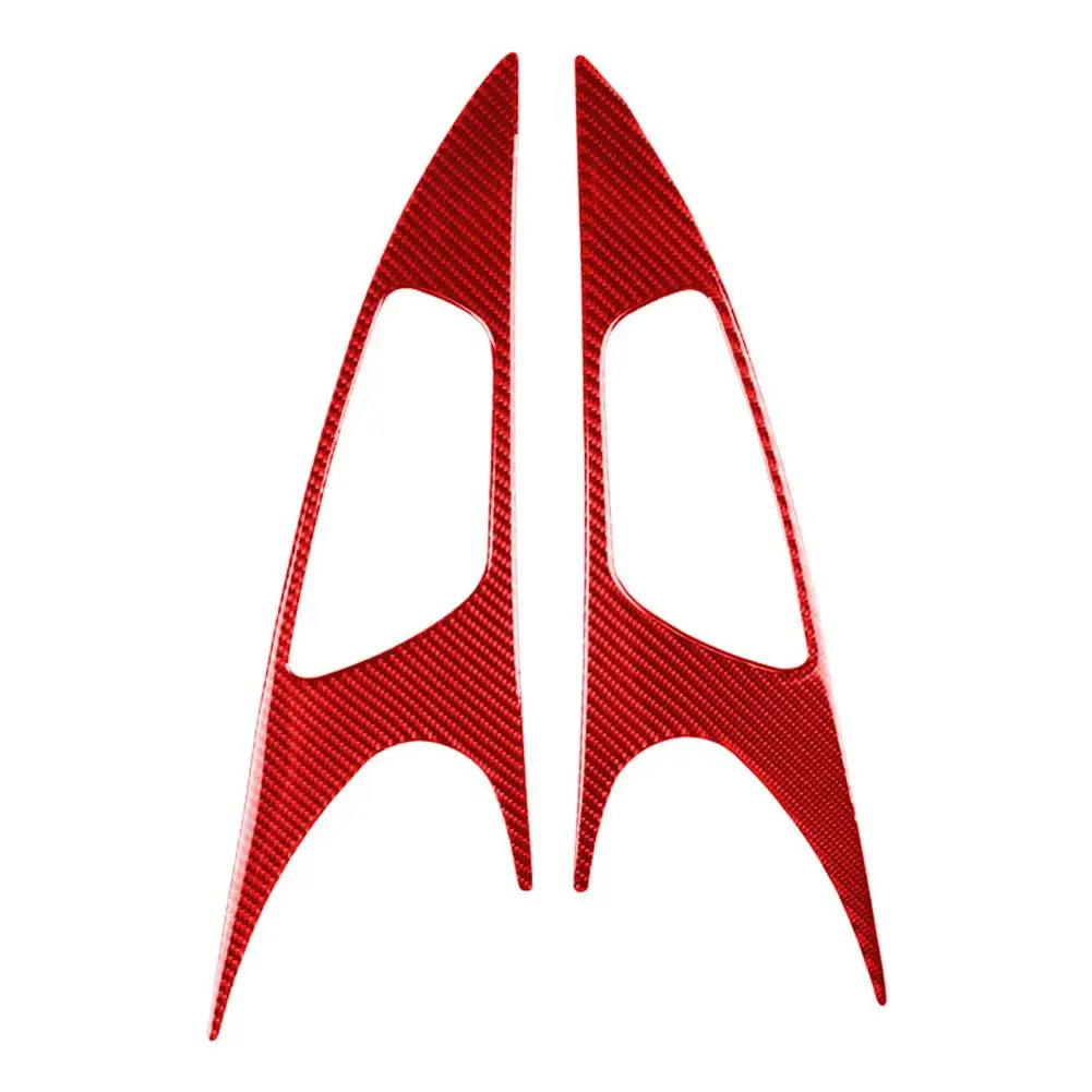 

1 Pair Door Handle Door Wrist Panel Carbon Fiber Pattern Sticker Modification Accessories Compatible For Civic 16-19