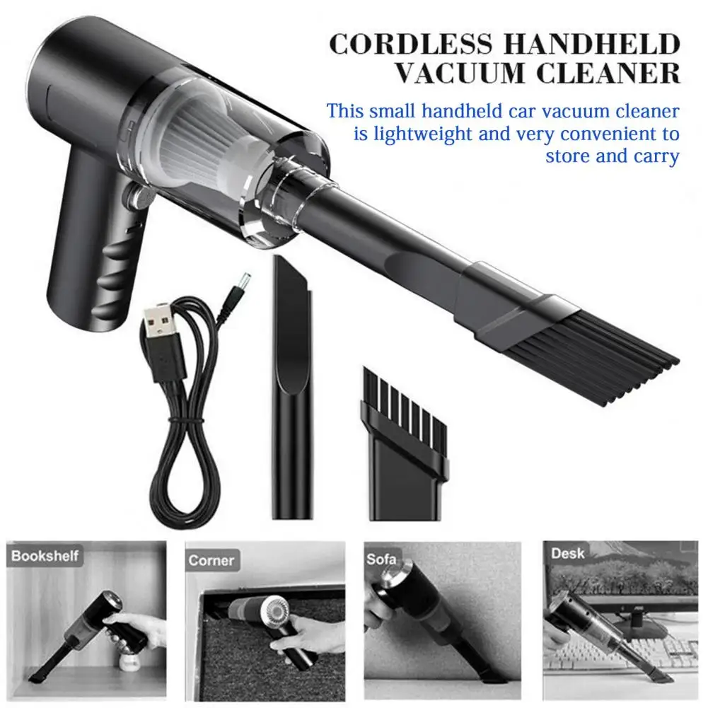 Ручной автомобильный пылесос Мощный двигатель Мощное всасывание низкий уровень