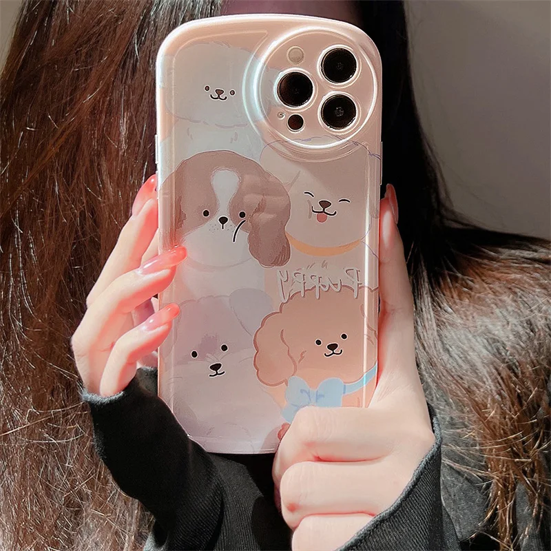 Чехол для телефона iphone 11 12 13 Pro Max простой милый Силиконовый противоударный чехол