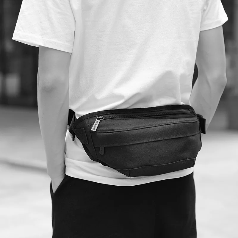 New Men's Waist Bag Sports Leisure Chest Bag Oxford Cloth Shoulder Bag