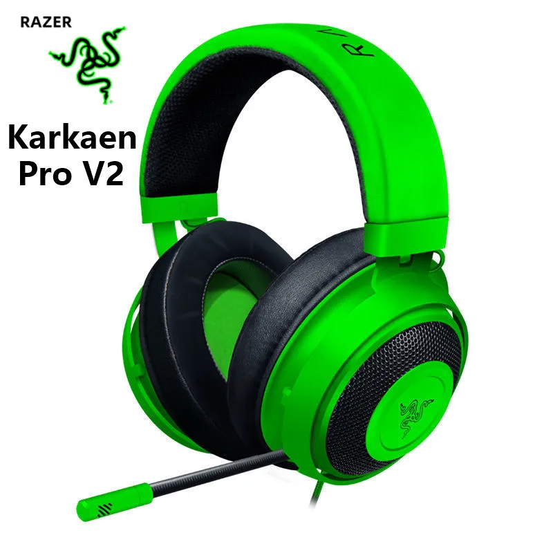 

Razer Karkaen Pro V2 Headset Computer Game Music Wired Headphones with Microphone for PC MAC PS4 Switch E-sports Earphones