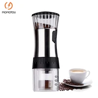 upgrade electric coffee grinder stainless steel adjustable usb charging nuts spices grains pepper coffee beans grinding machine