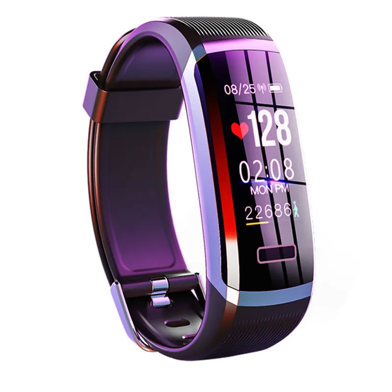 

GT101 Smart Bracelet Heart rate Blood Pressure Blood Oxygen Sleep Monitoring Exercisebest Couple Fitness Tracker Pink For Ladies