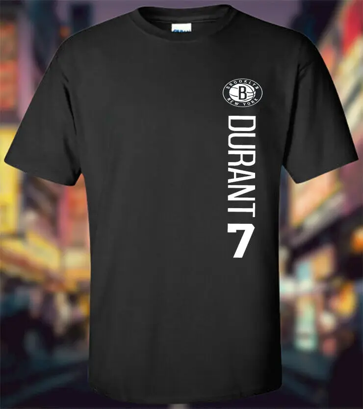 

Brooklyn Nets Kevin Durant 7 Vertical men's T Shirt S-3XL g