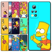 anime the simpsons family for huawei honor x30 x20 x8 x7 60 50 se pro 10x 10i 10 lite 9a 9c ru 9x 8x 8a black soft phone case