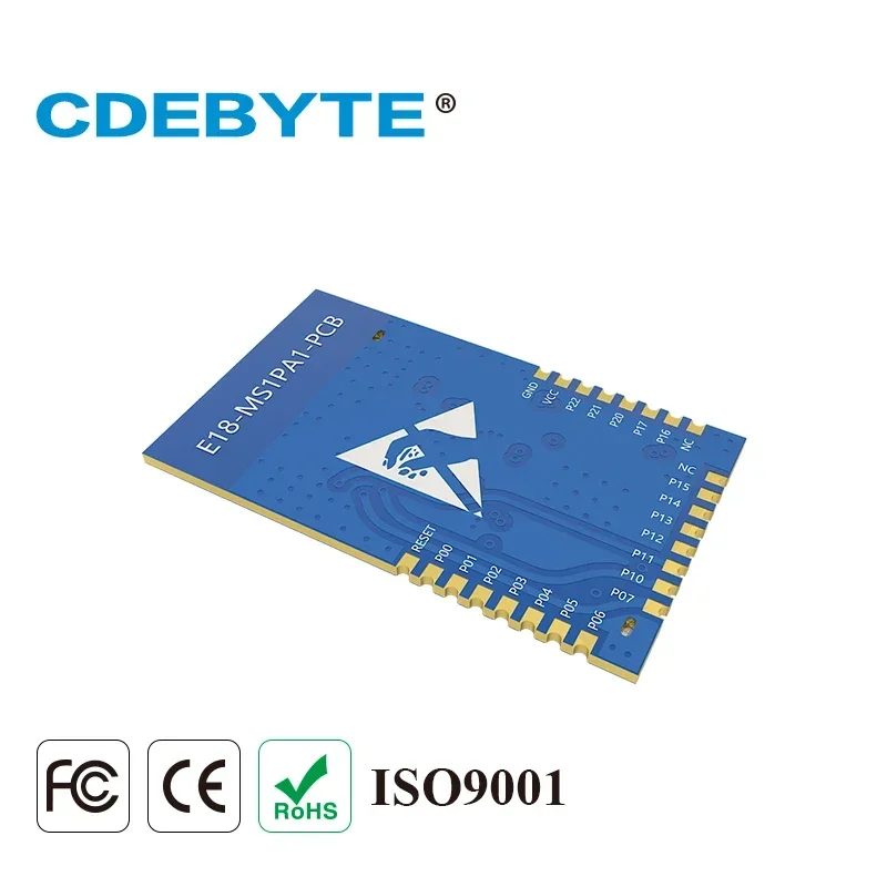 Модуль Zigbee CC2530 Беспроводной приемопередатчик 2 4 ГГц CDEBYTE E18-MS1PA2-PCB PA IoT