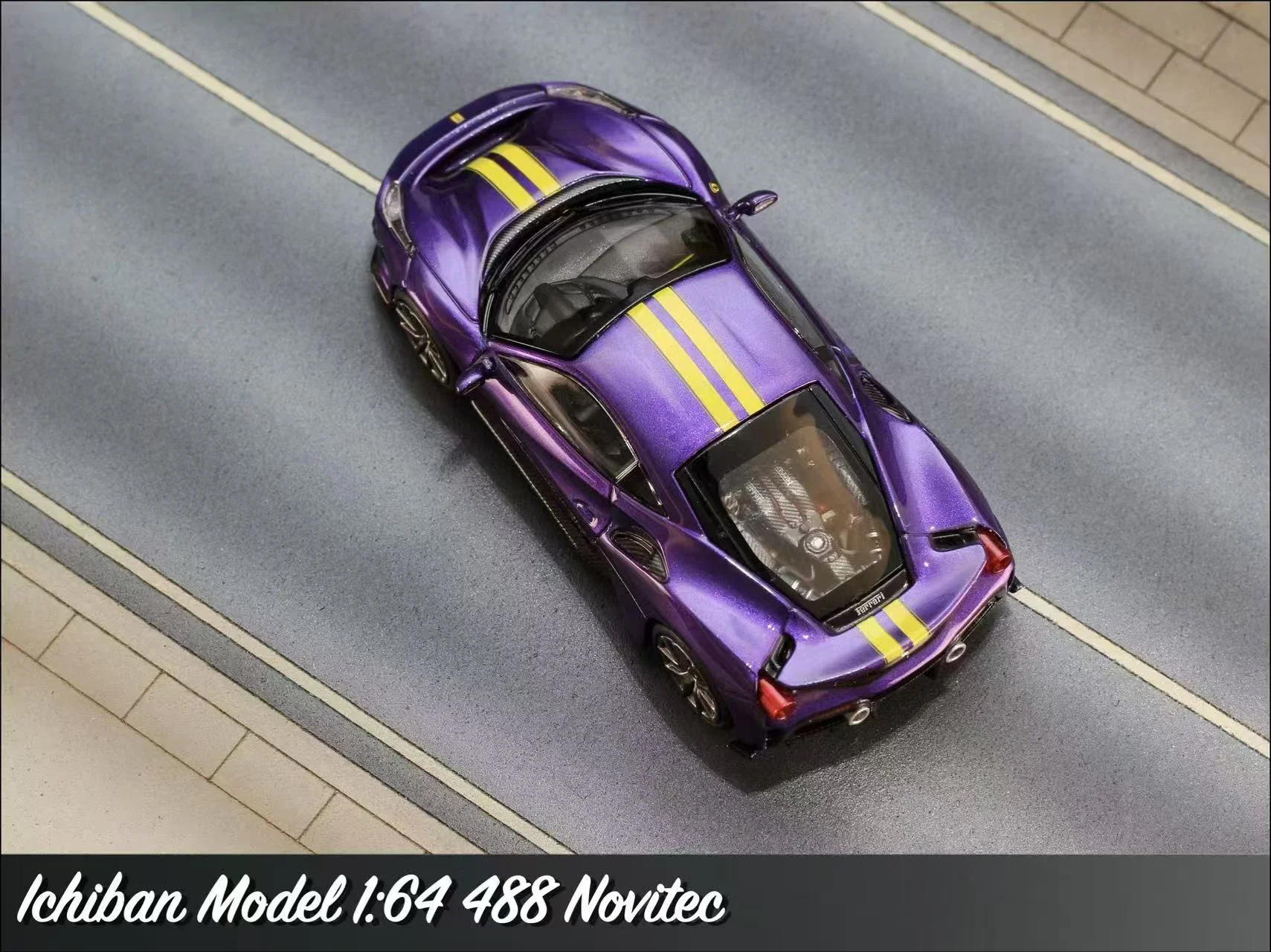 **Soon прибытие** Ииiban Модель IM 1:64 488 Novitec Желтый Фиолетовый Красный Литая под