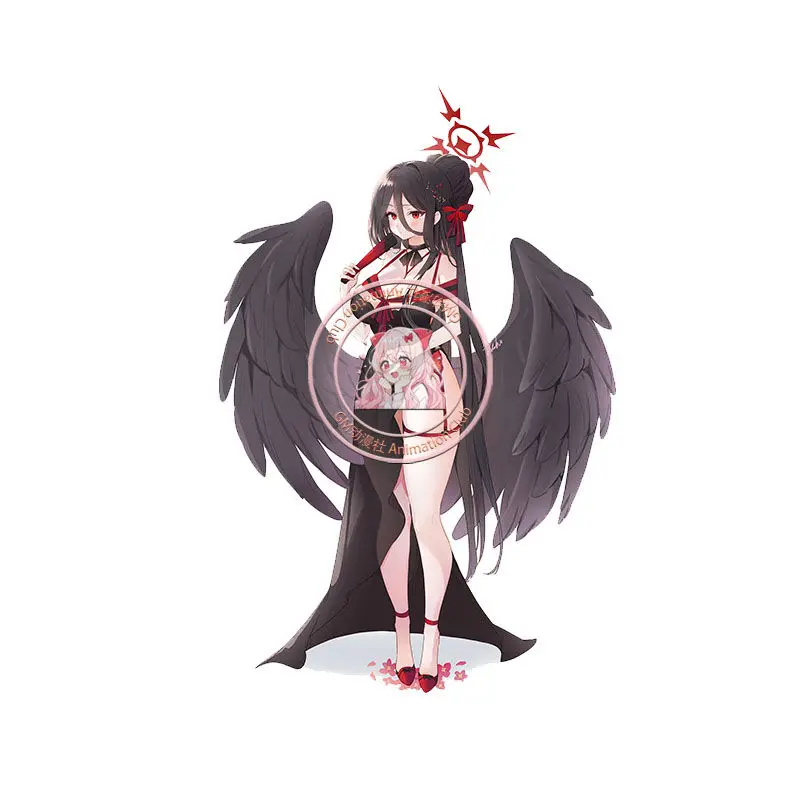 Аниме Синий архив Hanekawa Hasumi акриловая подставка украшения фигурки героев