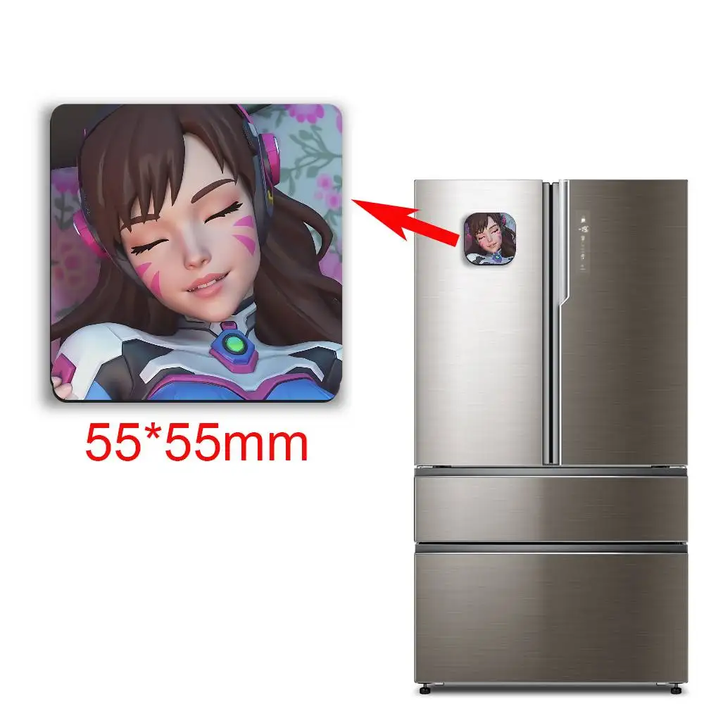 Магнит на холодильник Tracer Game D.Va Overwatch, хит продаж, клейкий, для металлических поверхностей, не оставляет следов (art.: 3920dc4a9fc92) - 3920dc4a9fc92