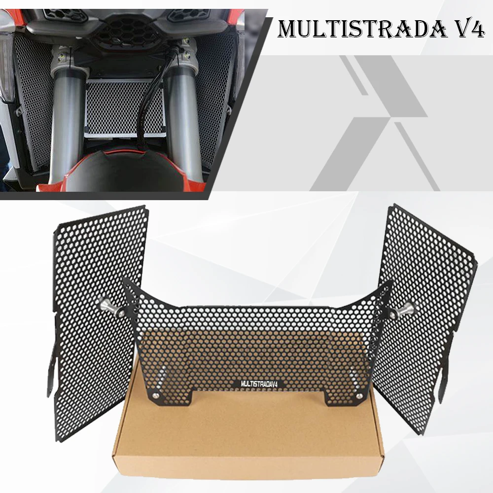 

FOR Ducati Multistrada V4/S/S Sport 2021 2022 Motorcycle Radiator Grille Guard Protector Cover Oil Cooler Guard Multistrada V4