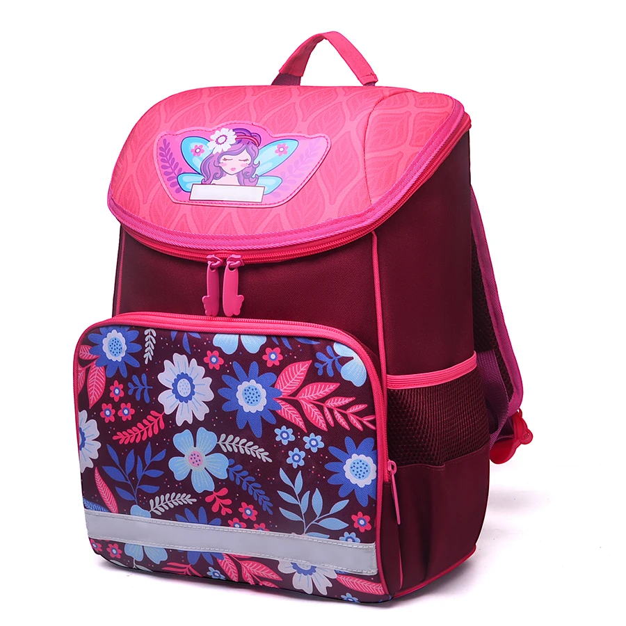 Children Beautiful Flower Fairy School bags for Girls Orthopedic Backpacks Kids Book Bag Primary Schoolbag Bagpack Mochilas