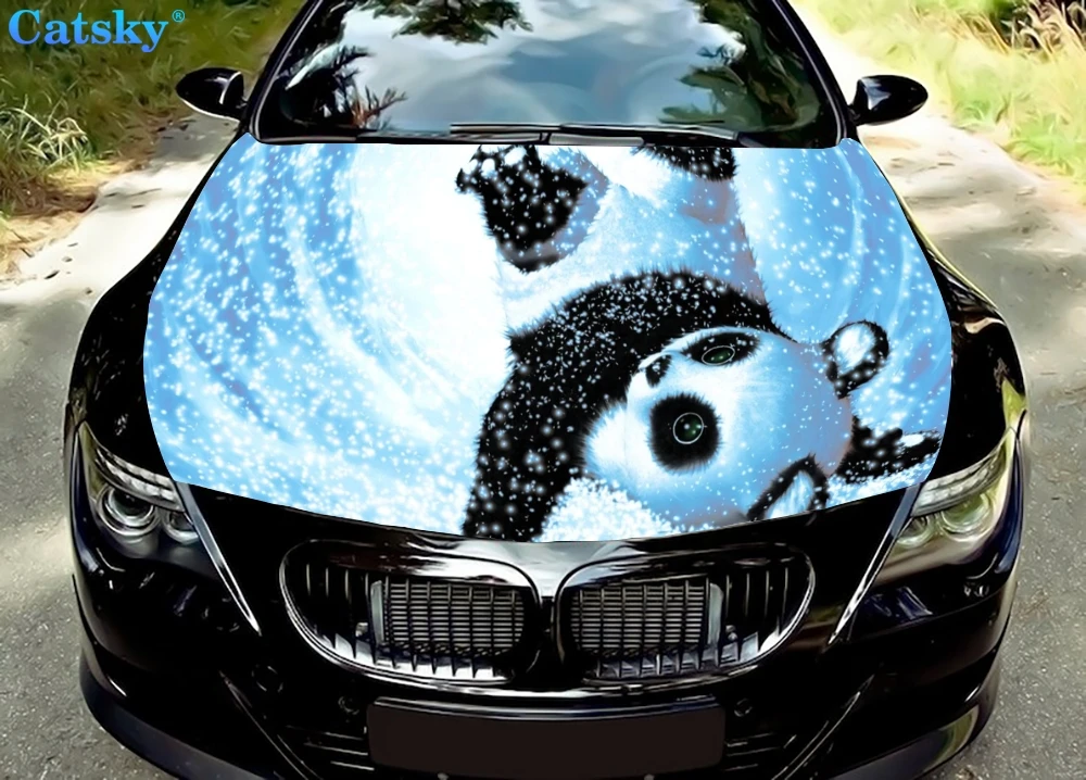 

Виниловая наклейка с изображением аниме панды