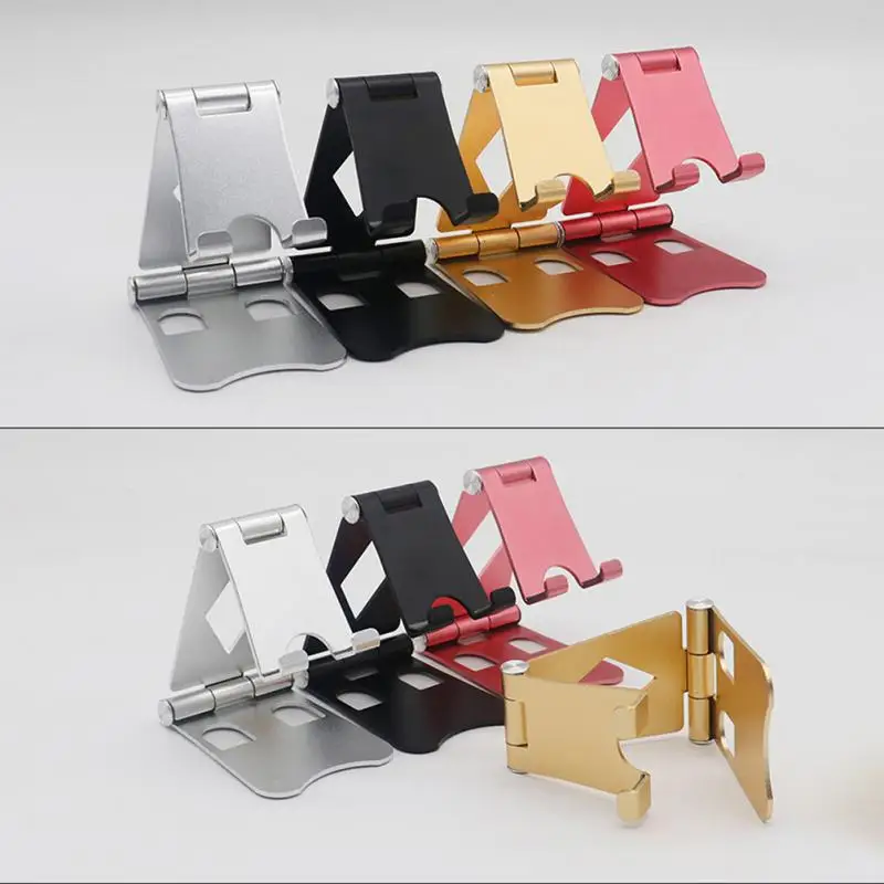 

Aluminum Alloy Mobile Phone Desktop Bracket Folding Bracket Metal Desktop Bracket Mobile Phone Tablet Bracket