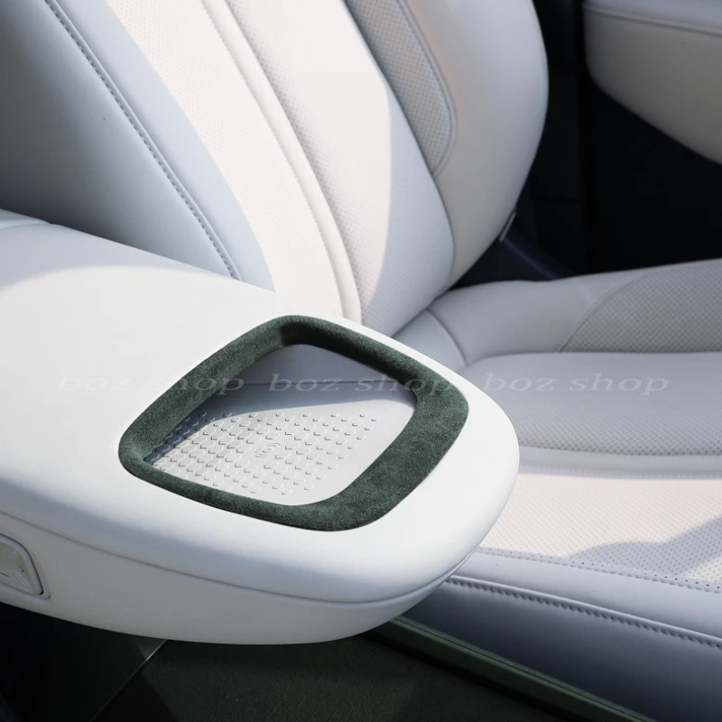 Аксессуары для Zeekr Беспроводная зарядка рамка меховая металлическая защита