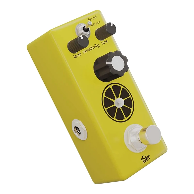 

ISET Compressor Guitar Pedal Analog Lemon Compress Effect For Electric Guitar Bass True Bypass