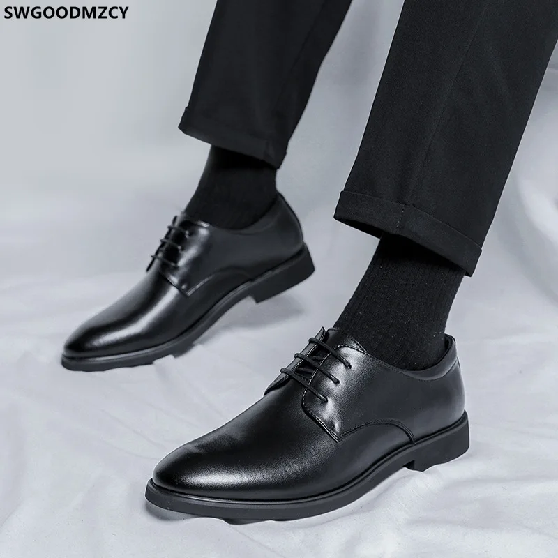 

Итальянские офисные туфли-оксфорды для мужчин, Классическая обувь для мужчин, офисные официальные туфли для мужчин, свадебные классические...