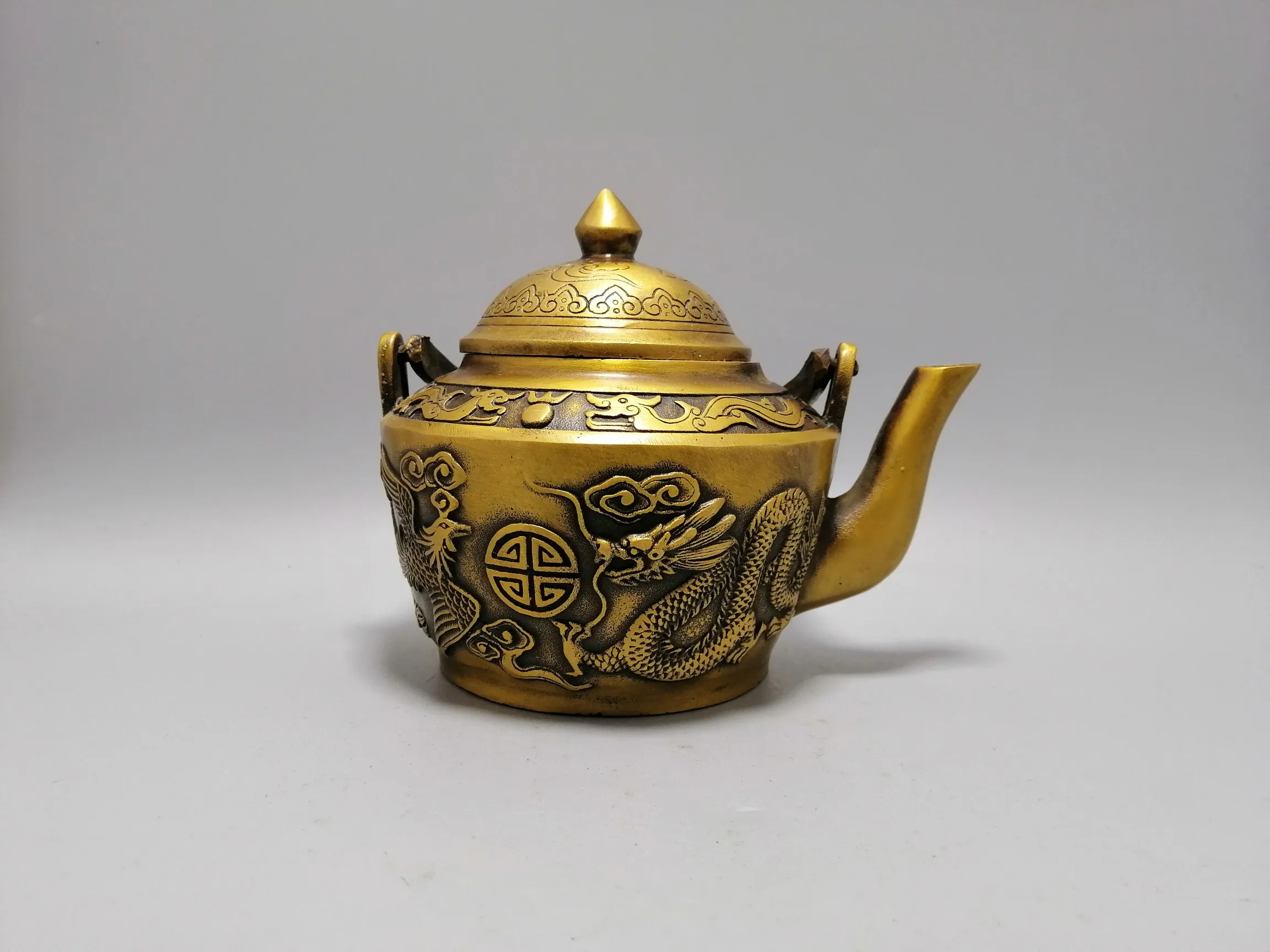 Скамейка из чистой меди, украшения Damo, изысканные поделки для дома, Античная коллекция