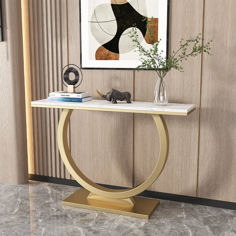 Mesa auxiliar de lujo minimalista para el hogar, Mueble de salón recreativo,...