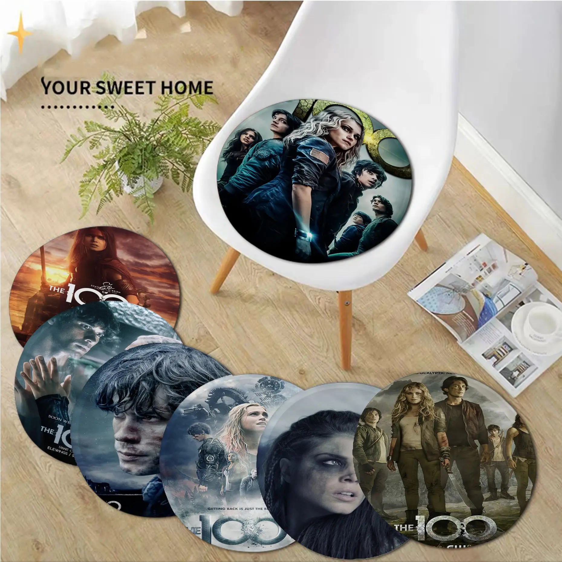 

The 100 Season TV Series Show Simplicity Multi-Color Meditation Cushion Stool Pad Dining Chair Tatami Seat Cushion Home Decor