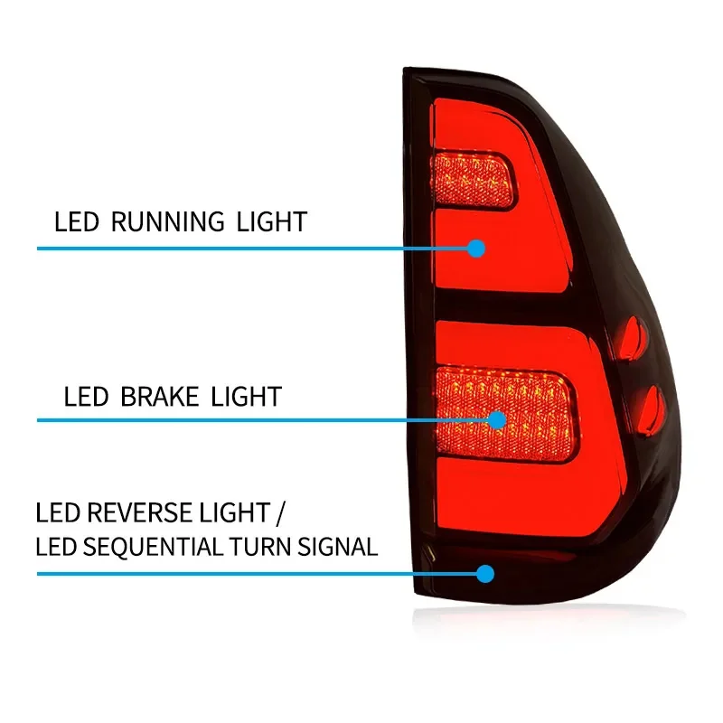 Стайлинг автомобиля для Toyota Prado 2003-2009 фонарь заднего хода задний сигнал DRL тормоз